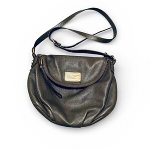 Marc by Marc Jacobs Classic Q Natasha Crossbody Pebble Leather - Faded Aluminum